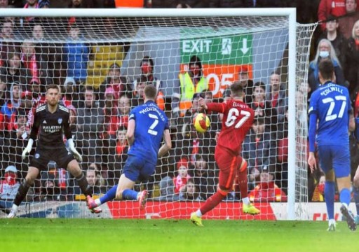 ليفربول يفوز على كارديف سيتي ويصعد للدور الخامس بكأس الاتحاد الإنكليزي