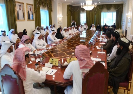 وزير خارجية قطر يبحث مع وفد من الحكومة الأفغانية المساعدات الإنسانية