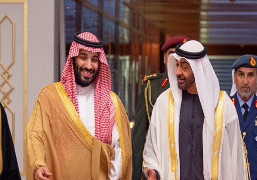 محمد بن زايد يبحث مع "بن سلمان" مبادرة الشرق الأوسط الأخضر