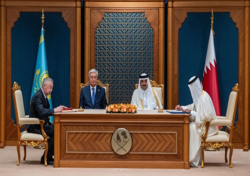 قطر وكازاخستان توقعان عددا من الاتفاقيات ومذكرات التفاهم