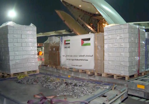 الإمارات ترسل مساعدات طبية إلى العريش تمهيداً لإدخالها إلى غزة