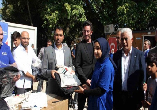 الإمارات تقدم مساعدات لمنكوبي الزلزال جنوبي تركيا