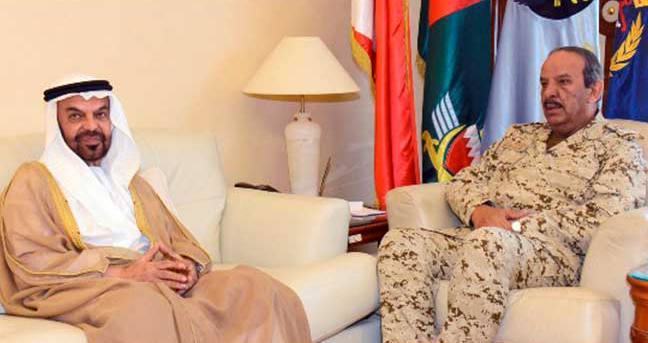 القائد العام لقوة دفاع البحرين يستقبل سفير الدولة لدى المنامة