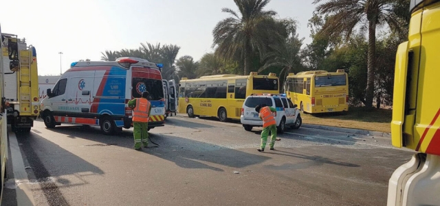 سلامة وأمن طلابنا بتصرف رعونة سائقي المـدارس.. حادث مصفح يثير التخوفات