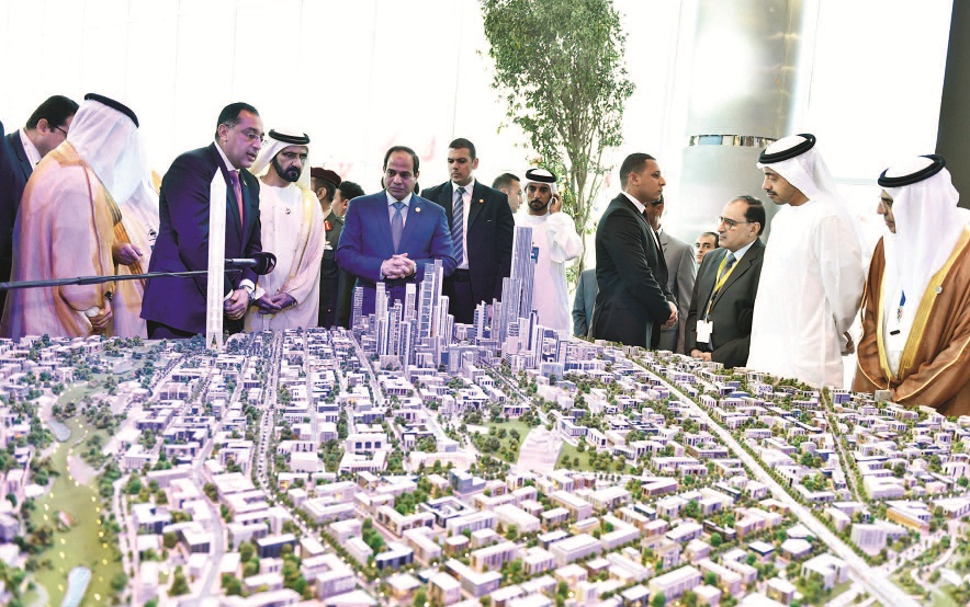 الإمارات تستحوذ على مشاريع بناء العاصمة المصرية الجديدة