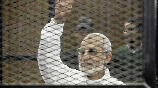 محكمة مصرية تقضي بإعدام  مرشد الإخوان