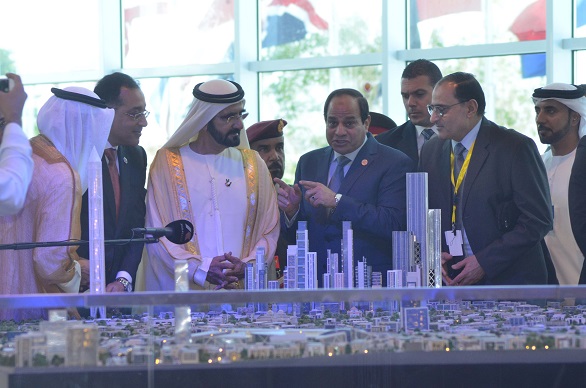 الإمارات ومصر توقعان عقد إنشاء العاصمة الإدارية الجديدة                            