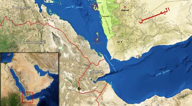 الحوثيون يسيطرون على القطاع الساحلي للمخاء القريبة من باب المندب