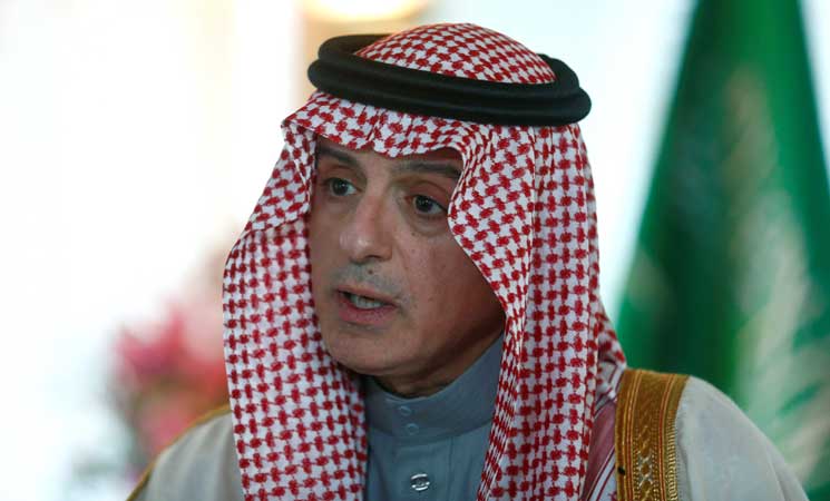 الجبير: لسنا سعداء بتصريحات الحكومة الألمانية عن السعودية