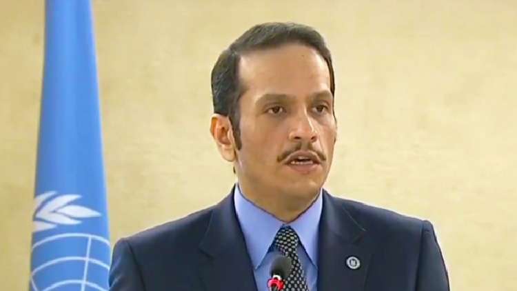 قطر: سلوك دول الحصار يظهر التناقض بين سياستها ومواقفها في مجلس حقوق الإنسان