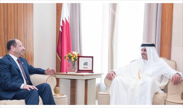 أمير قطر يؤكد دعم بلاده لوحدة العراق وأمنه